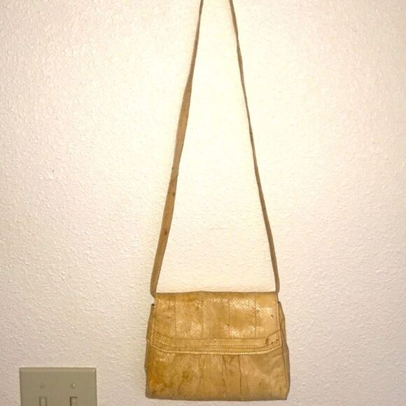Vintage Crossbody Snake Skin 100% Women Bag - Picture 2 of 14